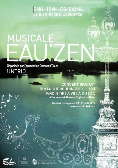 affiche MUSICALE EAU'ZEN le 30 juin 2013