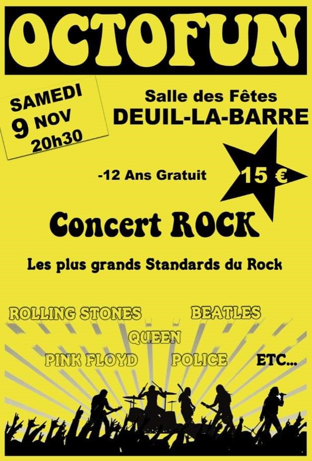 Concert de OCTOFUN à Deuil la Barre