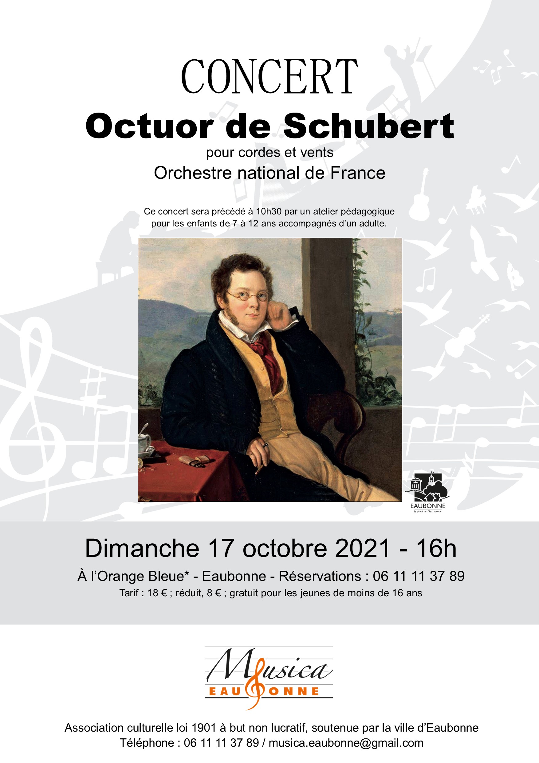 Musica eaubonne : Octuor de Schubert