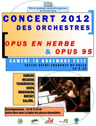 concert 2012 opus et opus en herbe