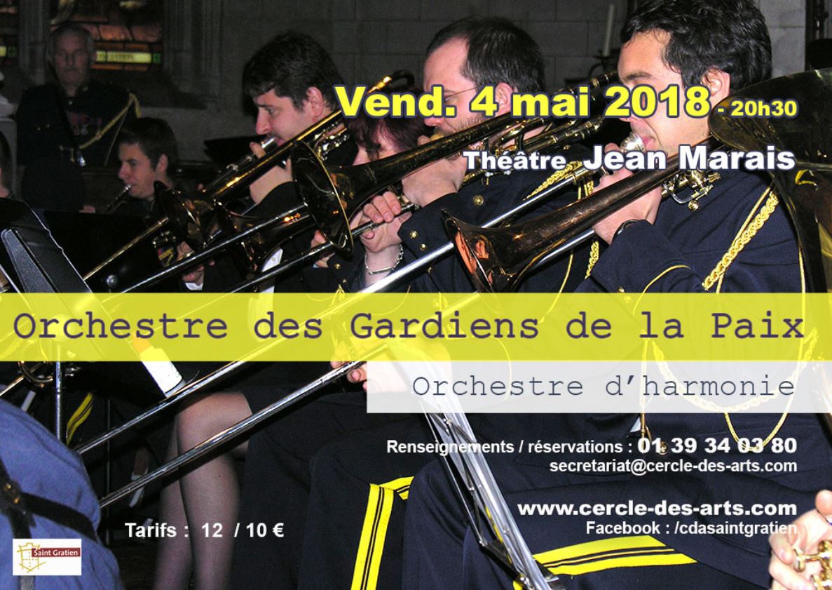 Concert à Saint-Gratien de l'orchestre d'harmonie des gardiens de la paix de la Préfecture de Police de Paris !