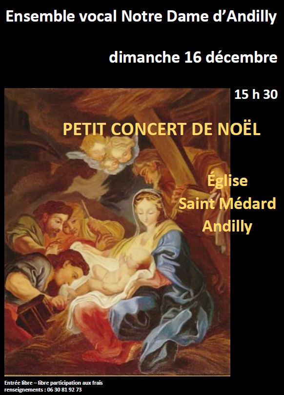Petit Concert de Noël à Andilly