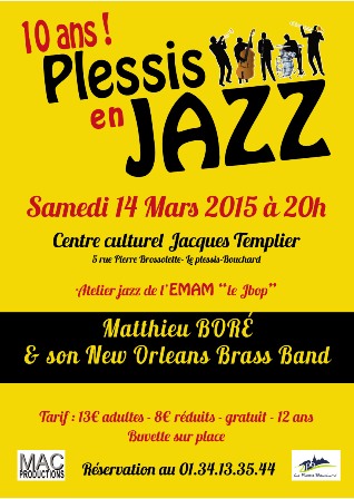 plessis en jazz 10 ans avec Matthieu Boré