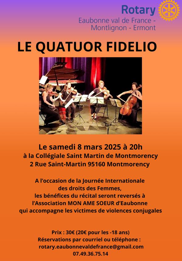 CONCERT Quatuor Fidelio