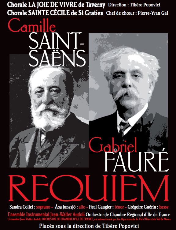 REQUIEM DE FAURE ET SAINS SAENS