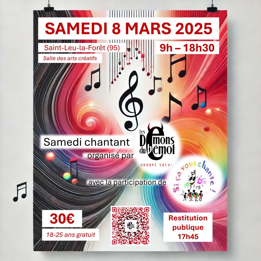 Samedi chantant - 8 mars 2025