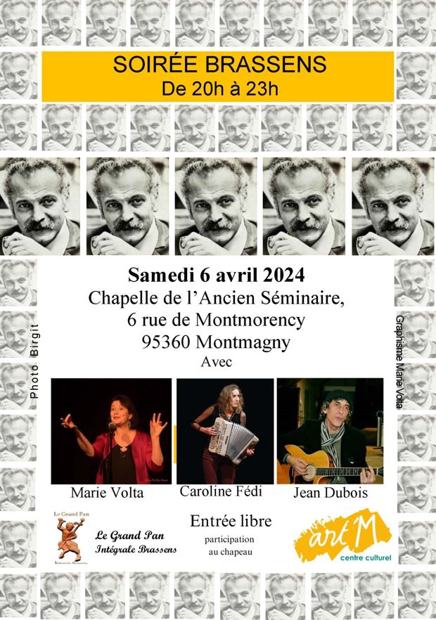 Soirée Brassens à Montmagny - 2024