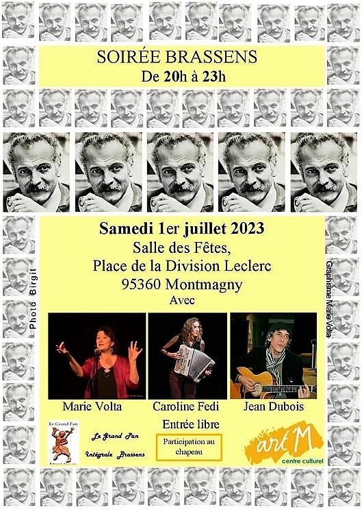 Soirée Brassens - Montmagny - 1er juillet 2023