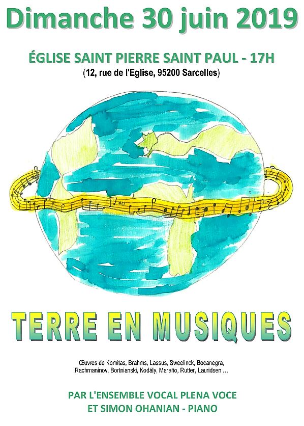 Terre en musiques - Ensemble vocal PLENA VOCE