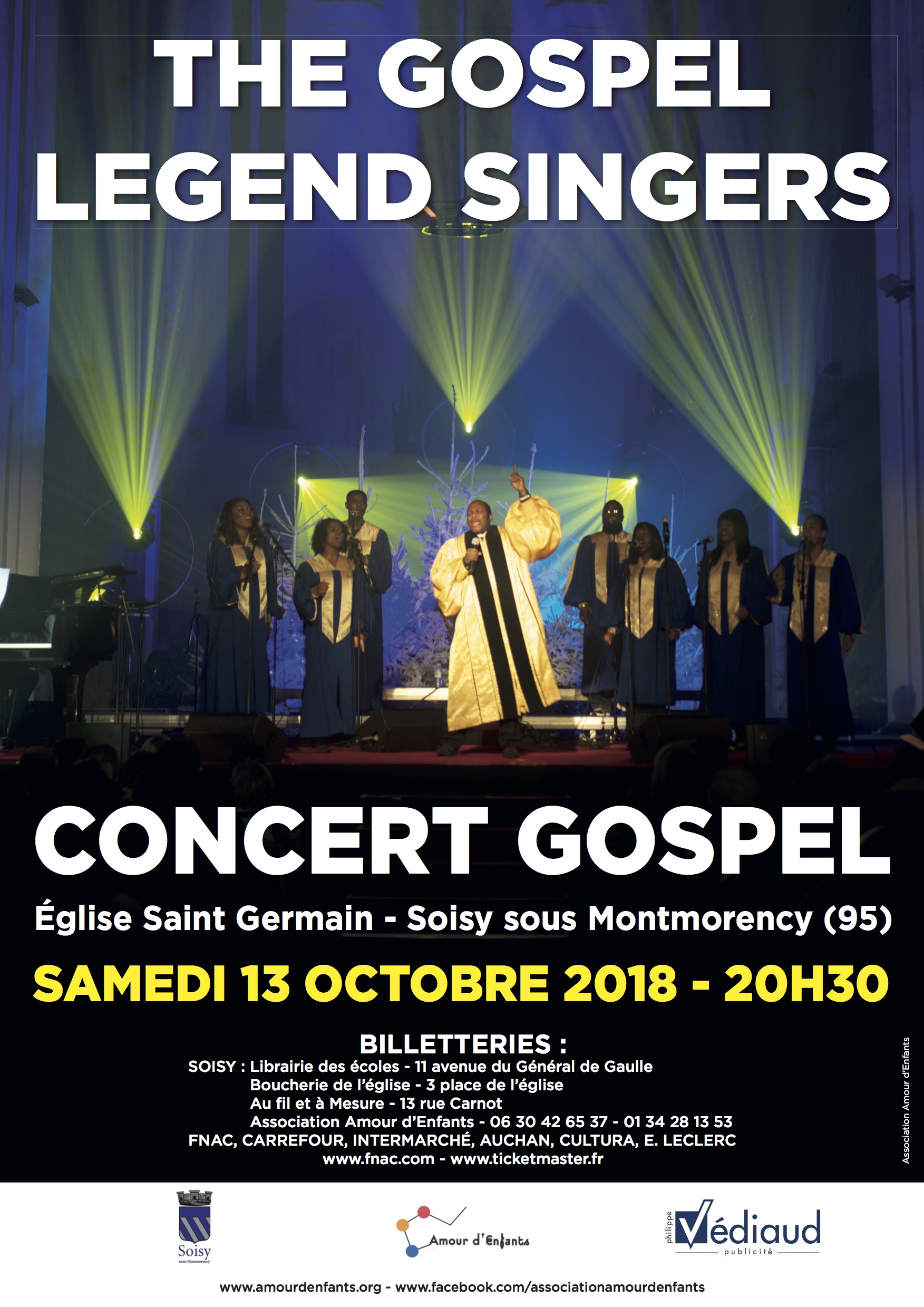 Concert de THE GOSPEL LEGEND SINGERS