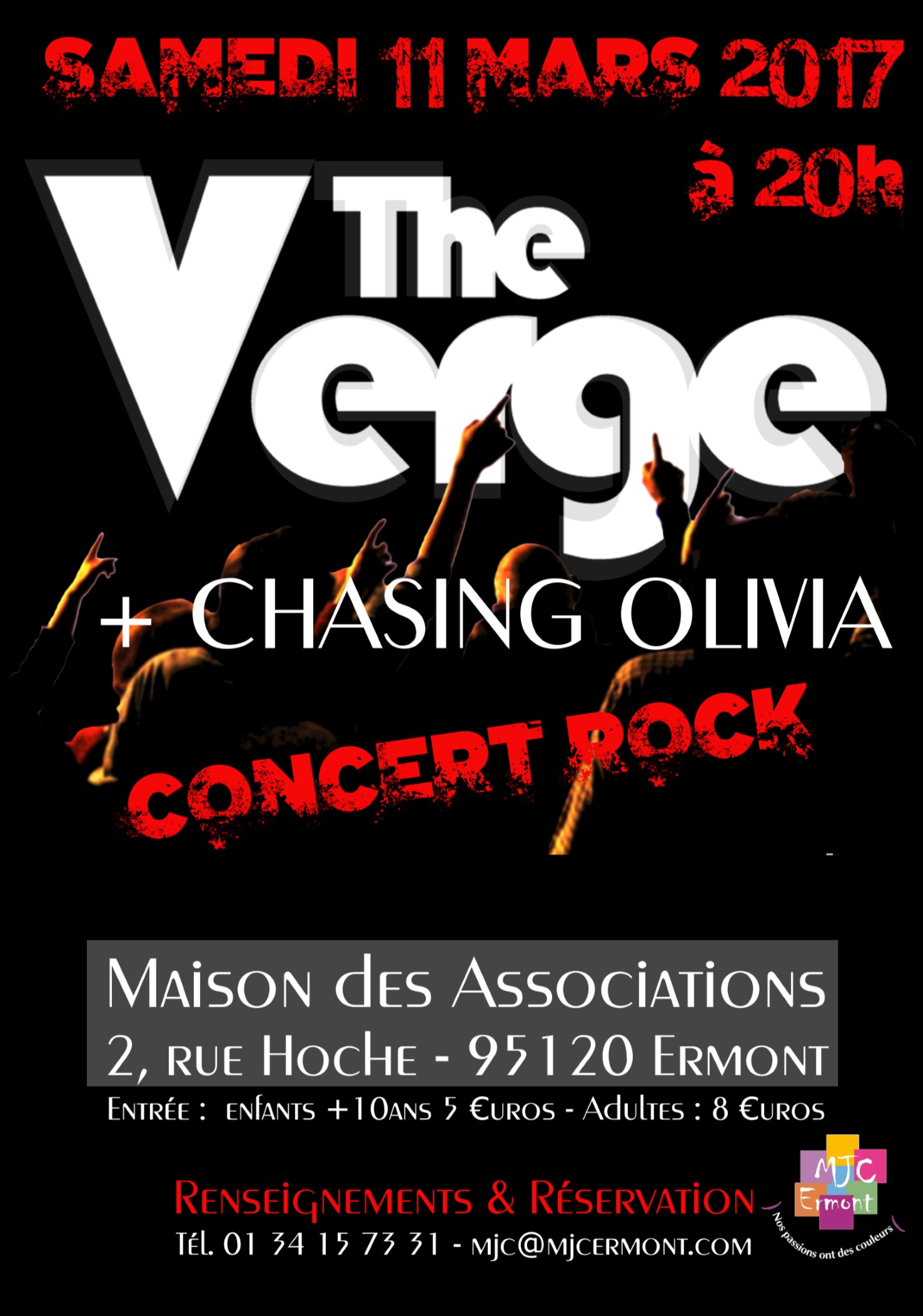 Concert de THE VERGE et CHASING OLIVIA