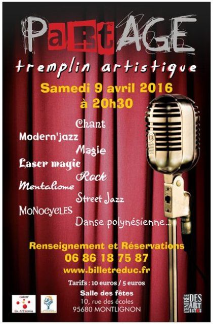 TREMPLIN ARTISTQIUE PARTAGE