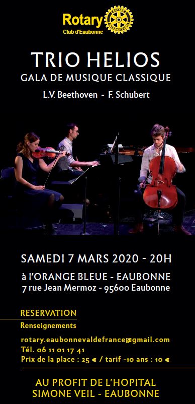 concert du trio Hélios - 7 mars 2020