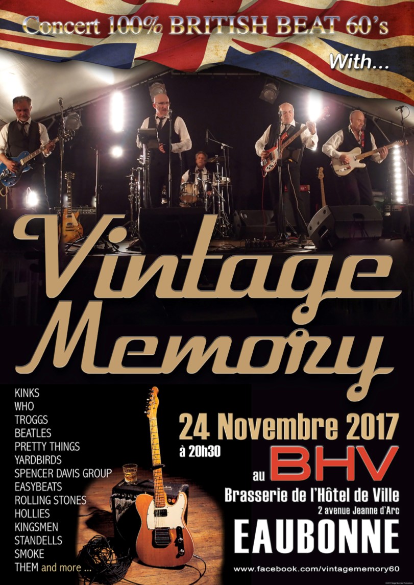 Concert de VINTAGE MEMORY