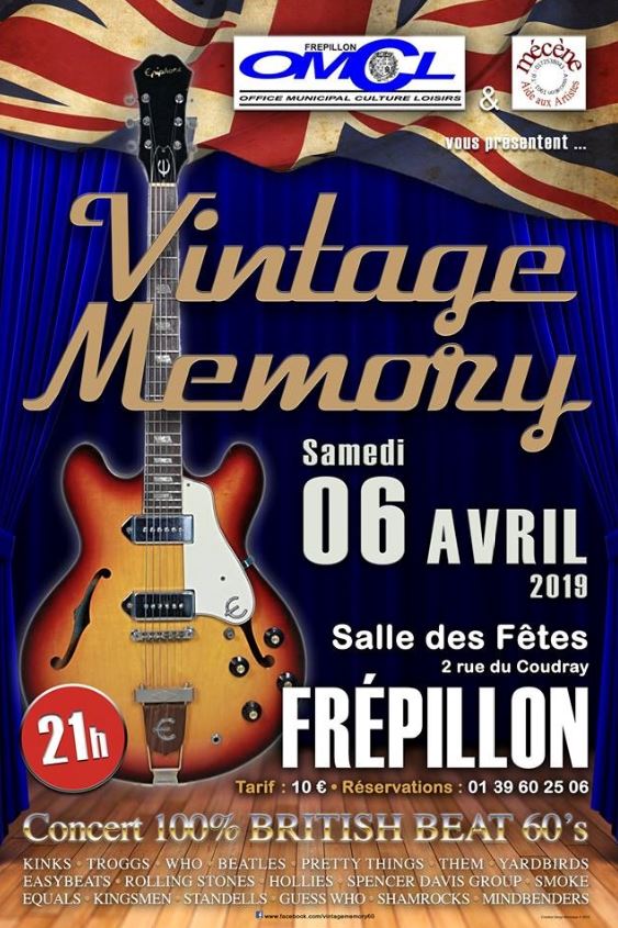 Vintage Memory le 6 avril 2019 à Frépillon