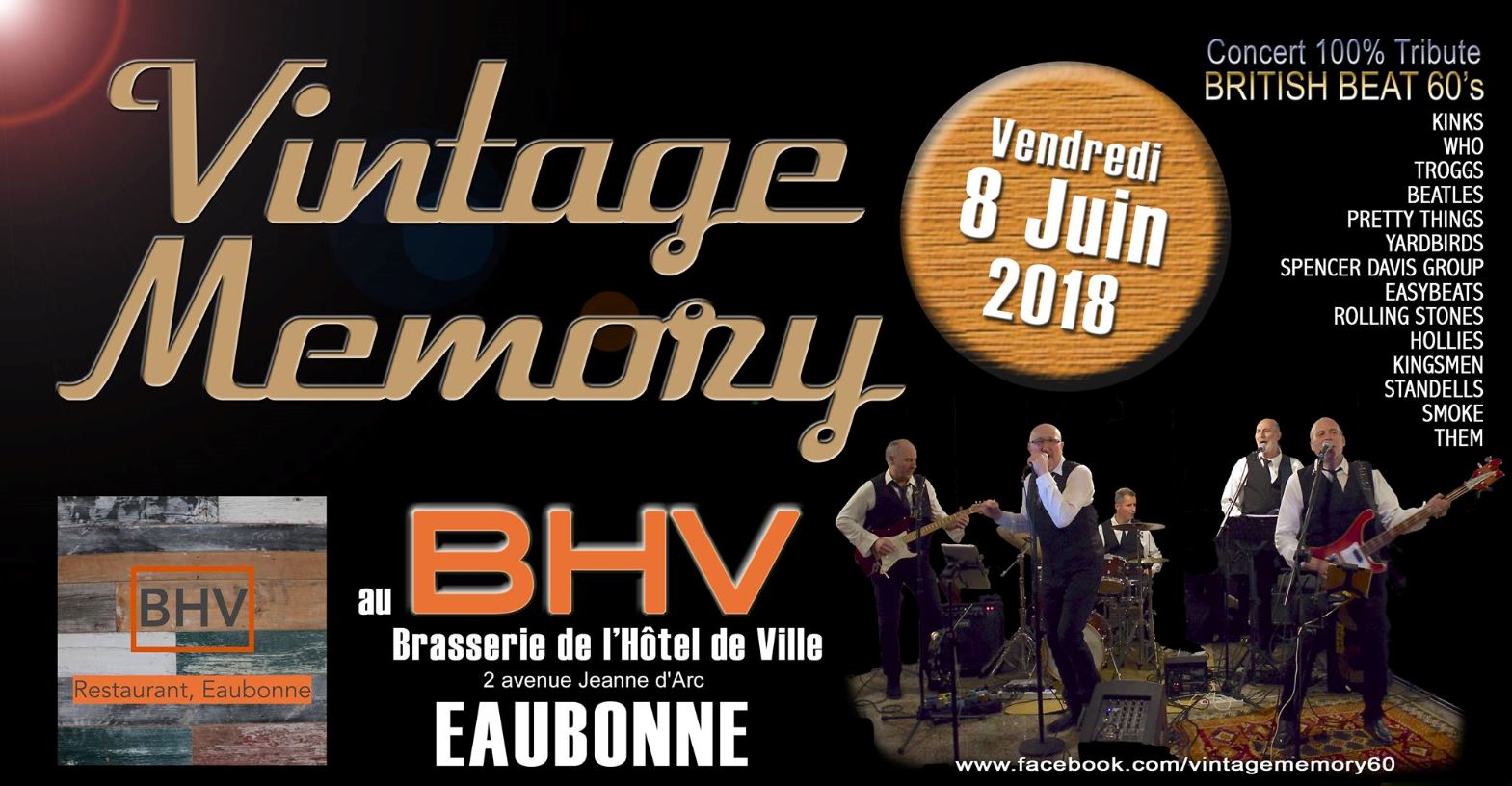 Vintage Memory à Eaubonne le 8 juin 2018 