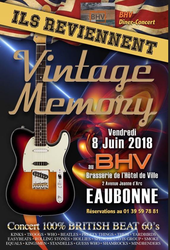 Vintage Memory le 8 juin 2018 à Eaubonne