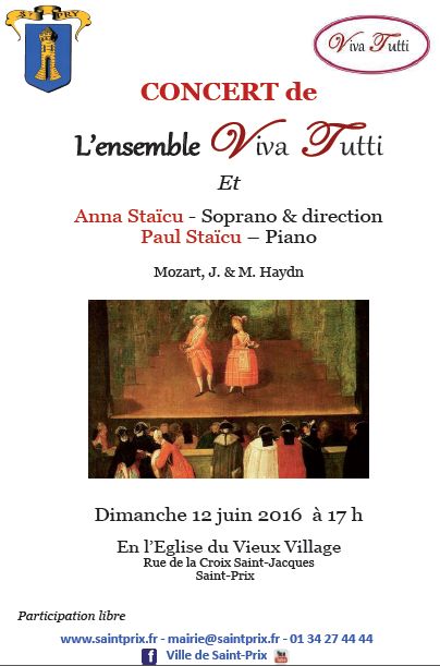 concert VIVA TUTTI  - SAINT PRIX