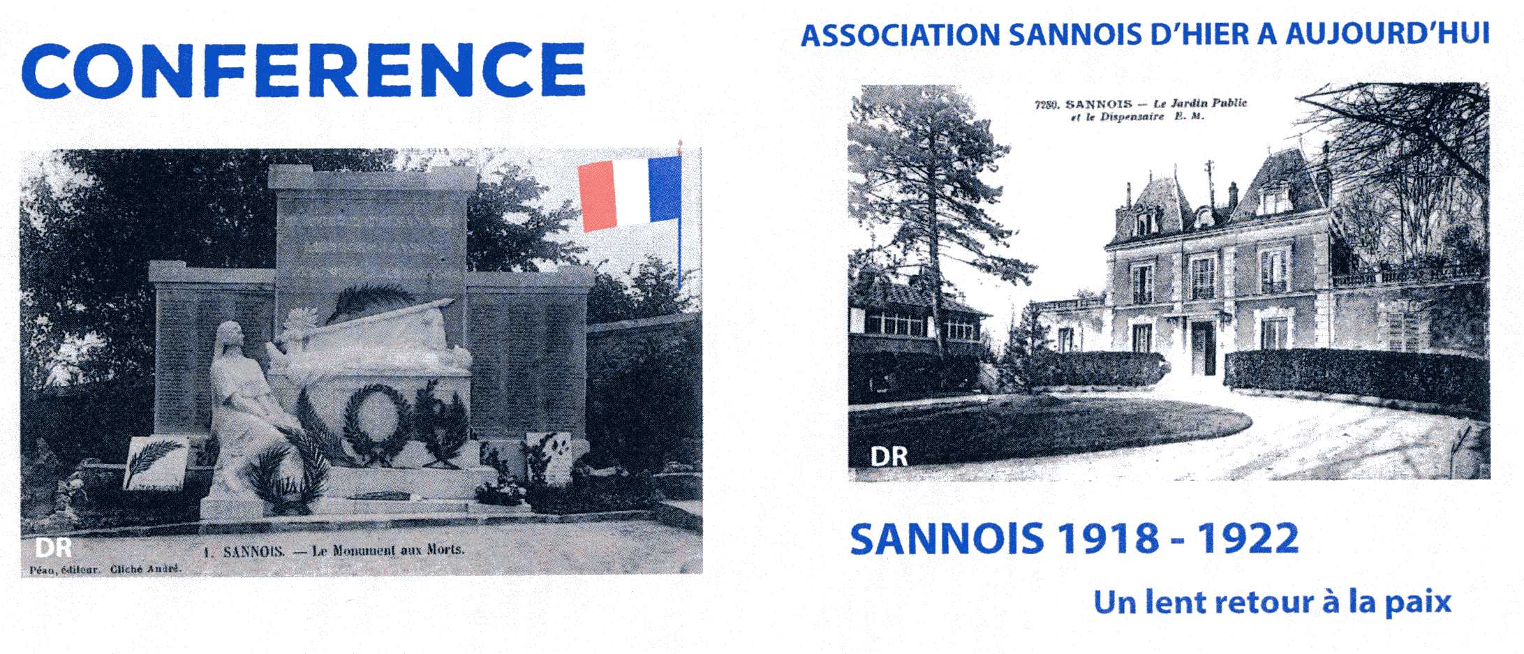 Conférence Sannois 1918 - 1922