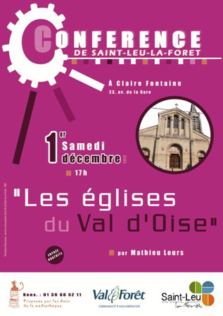 Les églises du val d'Oise conférence à Saint-Leu