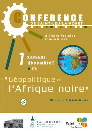 conférence AFRIQUE NOIRE par STEPHANE SALIEGE