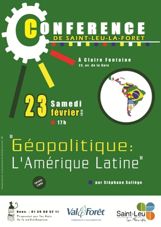 conférence L'AMERIQUE LATINE à Saint-Leu 