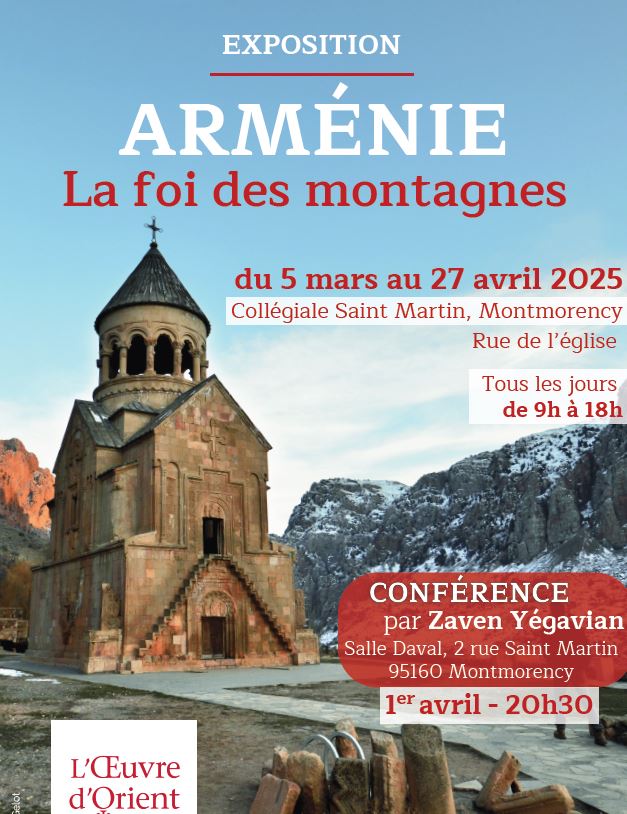 EXPO et CONFERENCE Arménie la foi des montagnes