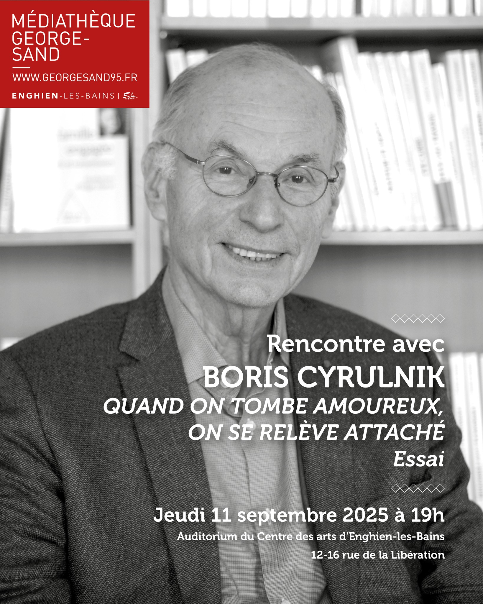 Rencontre avec Boris Cyrulnik - Enghien