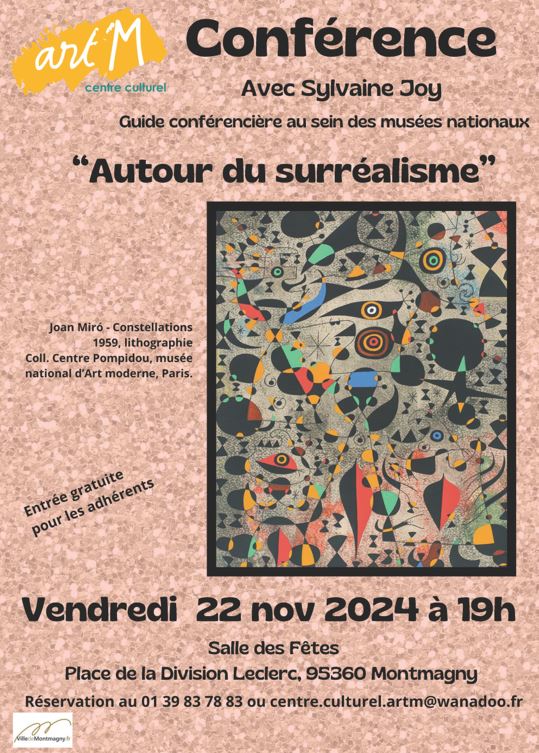 Conférence surréalisme Montmagny - 22 novembre 2024