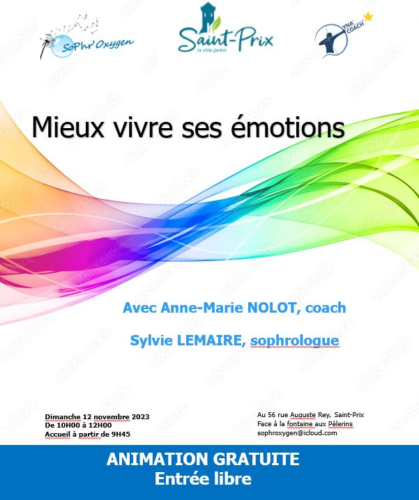 Conférence atelier : Mieux vivre ses émotions