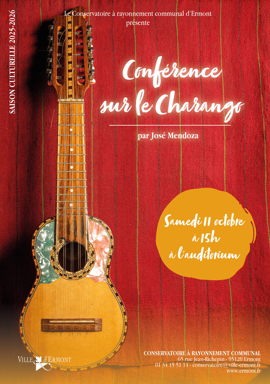 CONFERENCE sur le Charango - Ermont - 11 octobre 2025