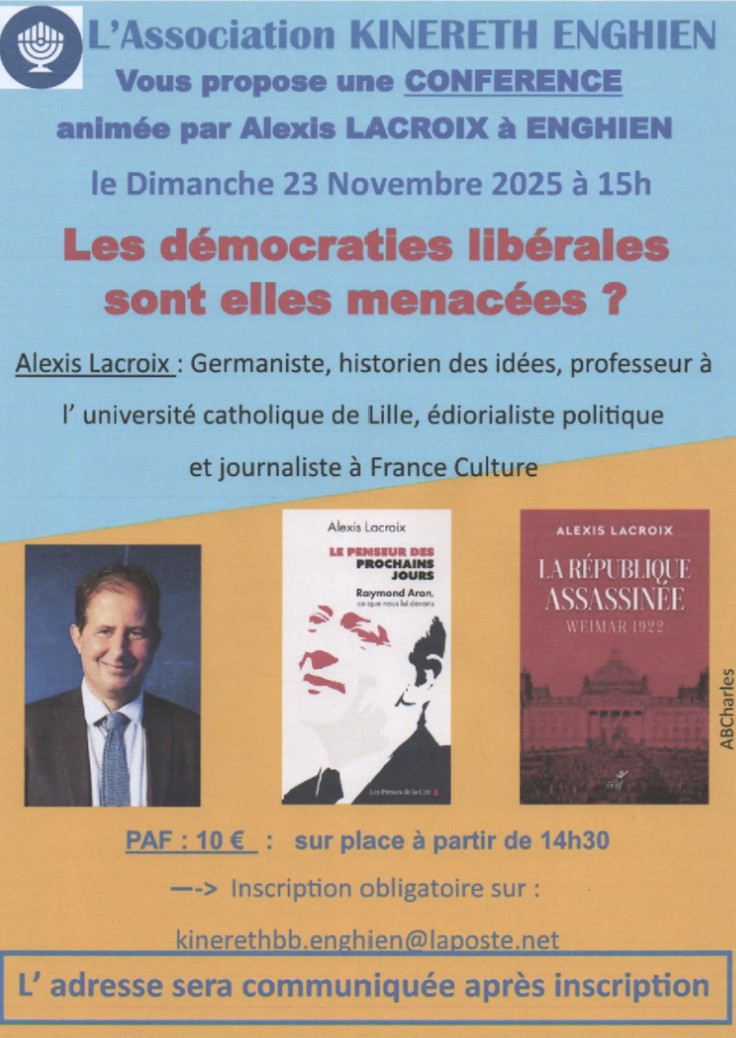 CONFERENCE Alexis Lacroix