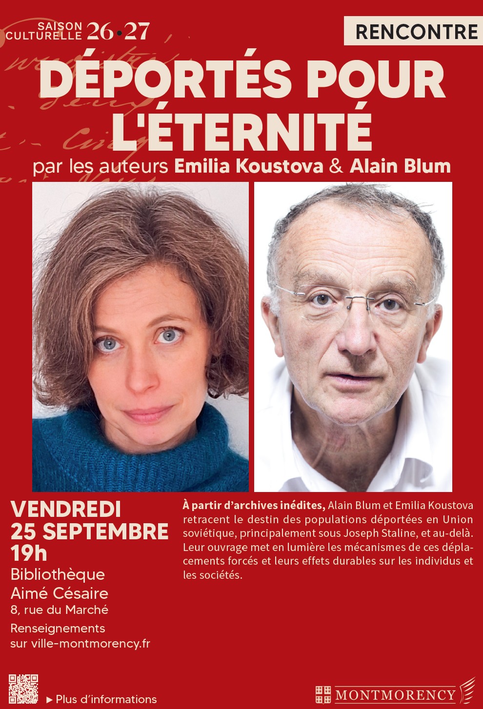 CONFERENCE D&eacute;port&eacute;s pour l'&eacute;ternit&eacute;