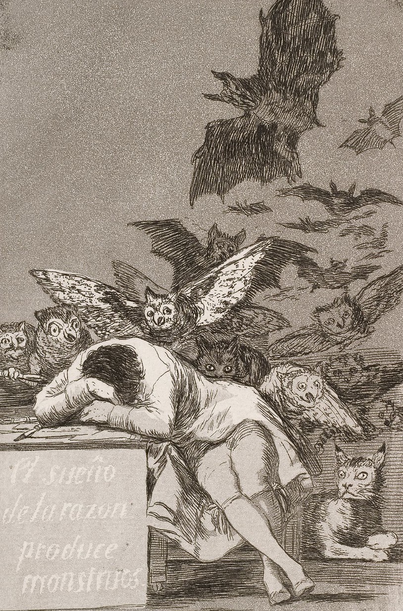 De Goya - Le sommeil de la raison engendre des monstres