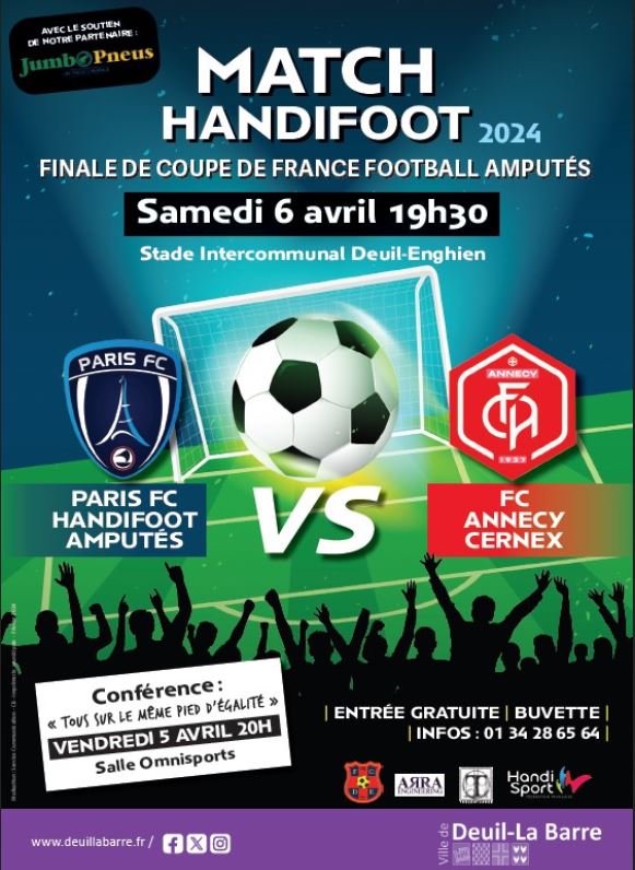 Match handifoot Paris FC - Annecy