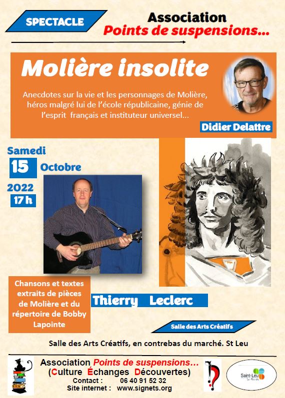 Spectacle Molière insolite