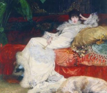 Portrait de Sarah Bernhardt par Georges Clairin 