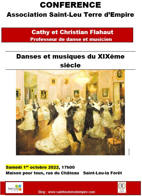 Conférence danses et musiques du XIXe siecle