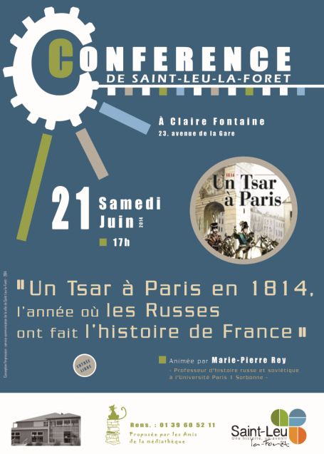 CONFERENCE A SAINT LEI : UN TSAR A PARIS