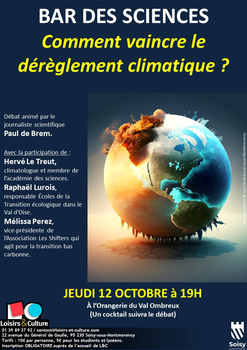 Bar des sciences à Soisy - 12 octobre 2023