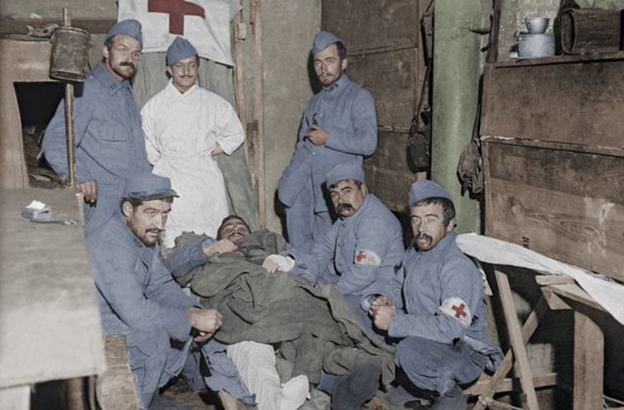 Les blessés pendant la 1ere Guerre Mondiale