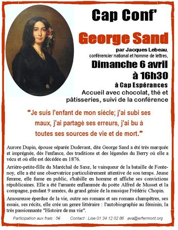 conférence sur George Sand