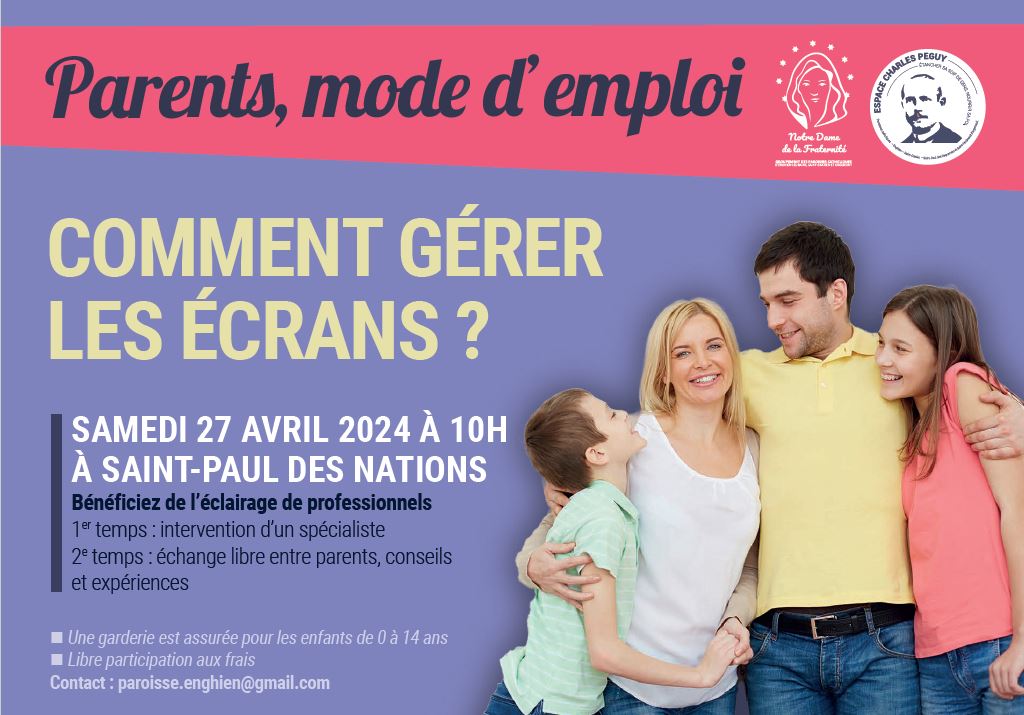 Conférence Comment gérer les écrans ?