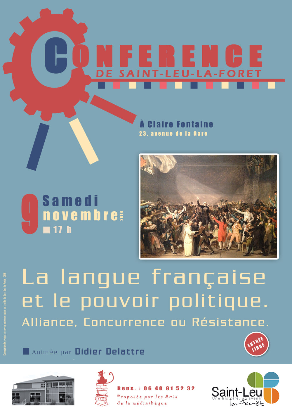 Conférence les Amis de la Médiathèque 9 novembre 2019