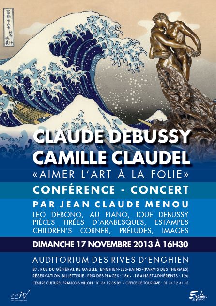 conference concert Calude Debussy Camille Claudel