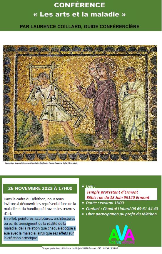 Conférence : Les arts et la maladie