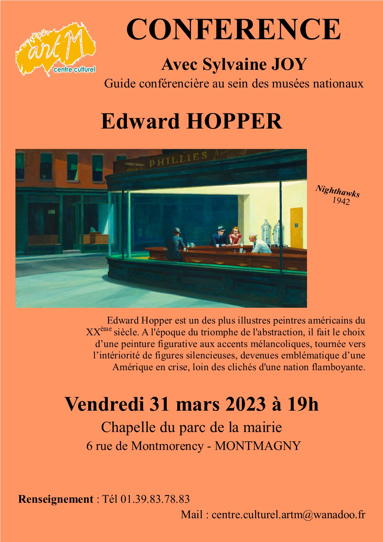 Conférence Edward Hopper