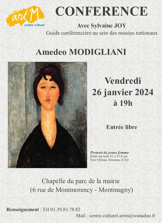 Conférence Amedeo Modigliani
