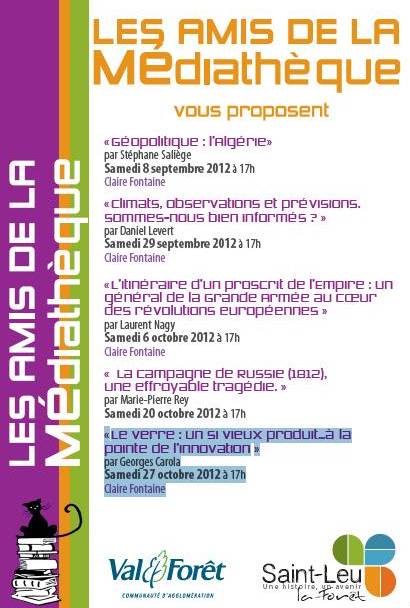 conférence amis de la médiatheque