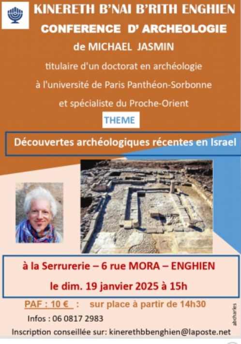 Conférence Michael Jasmin - 19 janvier 2025